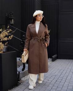 پالتو بلند زنانه آستردار