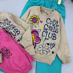 لباس بچگانه بلوز شلوار سایز 40تا55 پنبه لاکرا طرح گل