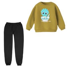 ست سویشرت و شلوار راحتی بچگانه مدل دایناسور کد 1مدل 3