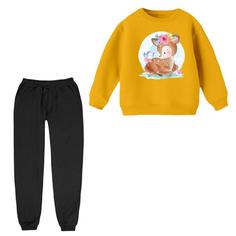 ست سویشرت و شلوار راحتی بچگانه مدل آهو بامزه کد 3 