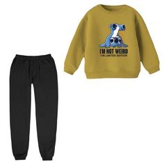 ست سویشرت و شلوار راحتی بچگانه مدل استیچ چپه 