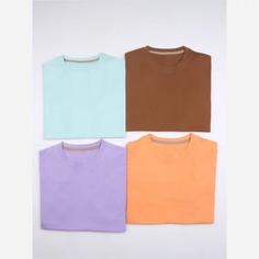 تیشرت باکسی  ساده بیسیک زنانه فری سایز 36 تا 48 