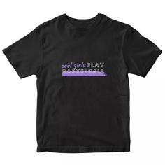 تیشرت طرح «Cool Girls Play Basketball» – دخترهای باحال بسکتبال بازی می‌کنند