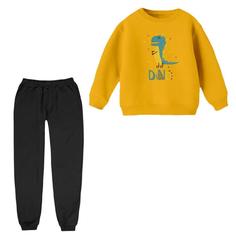 ست سویشرت و شلوار راحتی بچگانه مدل دایناسور کد 33