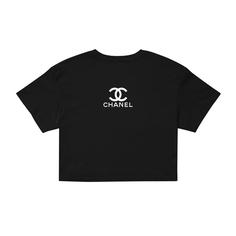 کراپ‌ تی‌شرت آستین کوتاه زنانه مدل CM16رنگ مشکی