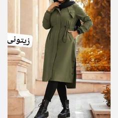 مانتو بارونی بلند میکرو کیفیت عالی سایز 36تا46 دانشجویی رنگبندی داره