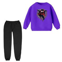 ست سویشرت و شلوار راحتی بچگانه مدل مرد عنکبوتی کد 29