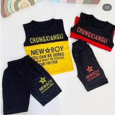 ست تاپ شلوارک پسرانه مدل AK4