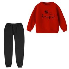 ست سویشرت و شلوار راحتی بچگانه مدل زنبور خوشحال 