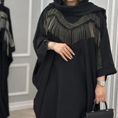 مانتو  عبایی زنجیری سالیوان