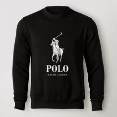 سویشرت دورس مشکی طرح برند پولو POLO | استایل اسپرت | کد BR069