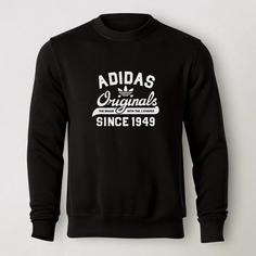 سویشرت دورس مشکی طرح برند آدیداس Adidas | استایل اسپرت | کد BR068