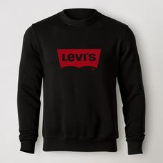 سویشرت دورس مشکی طرح برند لیوایز Levis | استایل اسپرت | کد BR059
