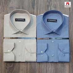 پیراهن مردانه کلاسیک جعبه ای M-2XL