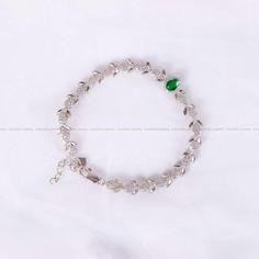 دستبند طرح زمرد زنانه کد 2737