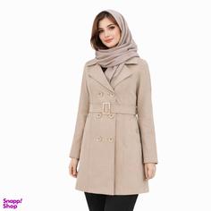 بارانی زنانه السانا مدل جیانا کد 229847 رنگ کرم