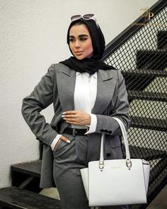 کت و شلوار زنانه کلاسیک کج راه دارلین