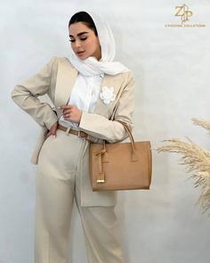 کت و شلوار زنانه لینن مدل گلوریا