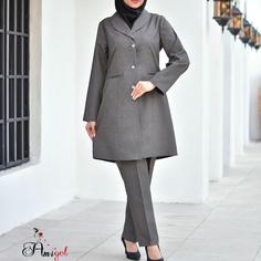 مانتو شلوار اداری ارغوان