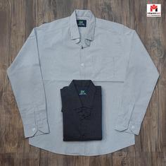 پیراهن کتان مردانه قواره دار راه راه L-2XL