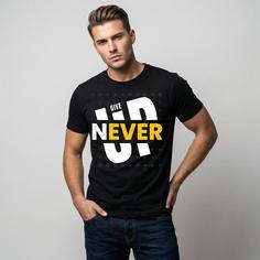 تی‌شرت آستین کوتاه مردانه هورا مهر مدل HM-TB-NEVER