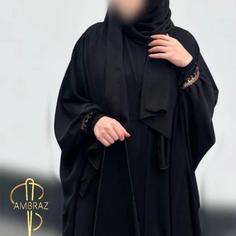 مانتو عبایی بحرینی ساده الیزه رنگبندی 