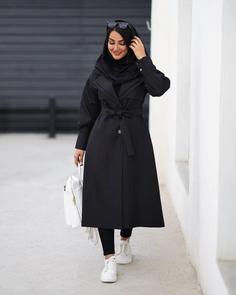 مانتو بلند دو یقه آستین مچی کد33129