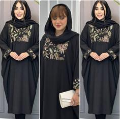 مانتو عبایی ماهرخ تنخور فوق‌العاده زیبا و کيفيت عالی 😍😎 کد604 ادراپانا