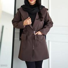 بارانی زنانه 2301 جنس سانتانا دو سایزی قد 81