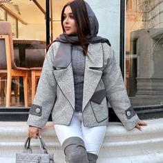 پالتو کوتاه زنانه جناقی مدل آی پارا