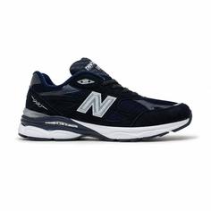 کفش و کتانی مردانه چرم طبیعی مدل نیوبالانس NEWBALANCE 990 رنگ سرمه ای کد 8490