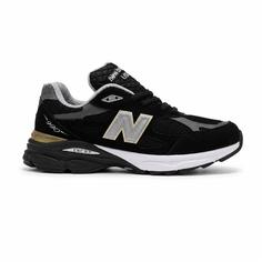 کفش و کتانی مردانه چرم طبیعی مدل نیوبالانس NEWBALANCE 990 رنگ مشکی کد 8489