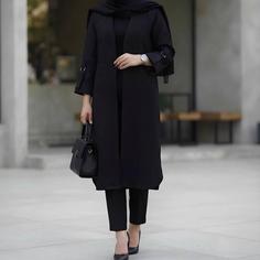  مانتو اداری کاربردی سایزبزرگ مزونی 0468 