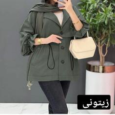 مانتو اسپرت زنانه دخترانه مازراتی سه دکمه