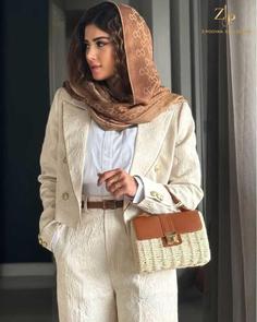 کت و شلوار زنانه ژاکارد یاسمین