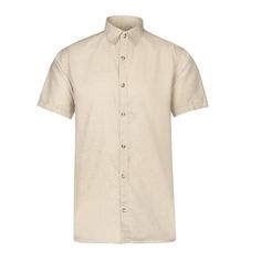 پیراهن آستین کوتاه یقه برگردان با تنخور معمولی (regular fit) مردانه مدل SB-SS-0096817