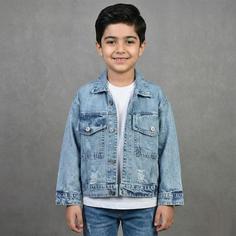 کت جین و تیشرت پسرانه میکی موس آبی کد 11229