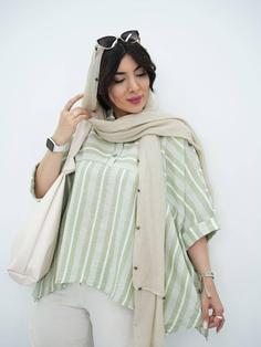 پانچ لنین بغل دکمه🌿 با کیفیت بسیار عالی ✅ساری13709