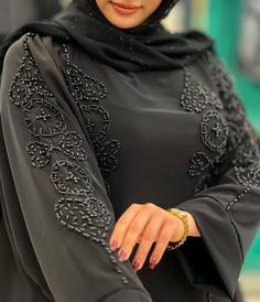 مانتو عبایی جواهر دوزی قلب و دایره😍♥کد 478 حدیث