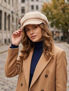 کلاه کاپیتانی پشمی زنانه برند I am
