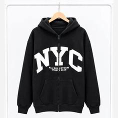 سویشرت زنانه NYC فلامنت داخل کرکی فری سایز