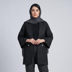مانتو زنانه شانتون جلو باز آستین بلند زاگرس پوش مدل 8225