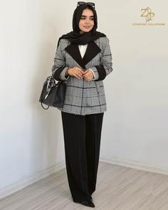 کت پاییزه زنانه فوتر کشمیر لومیر