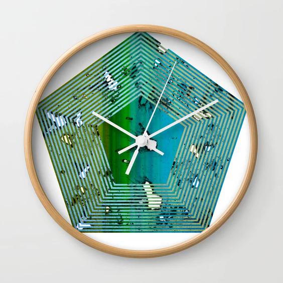 ساعت دیواری فانتزی پنج ضلعی|ایده ها