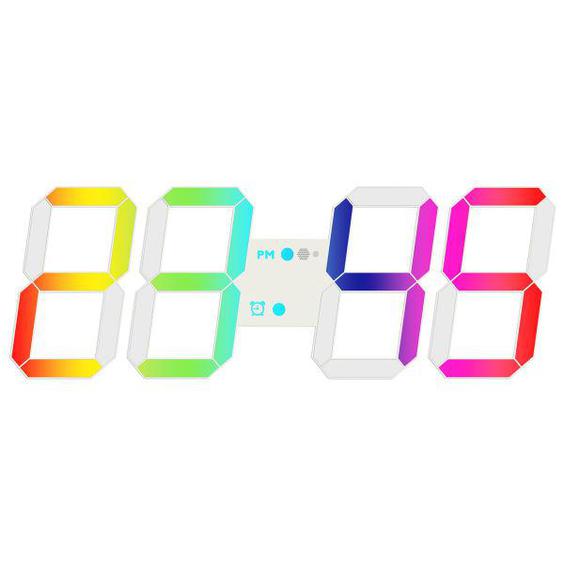 ساعت دیواری مدل دیجیتالی هامین RGB|دیجی‌کالا