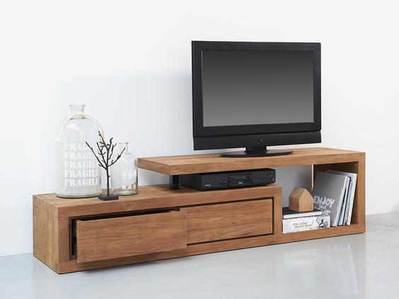 میز تلویزیون چوبی جدید|ایده ها