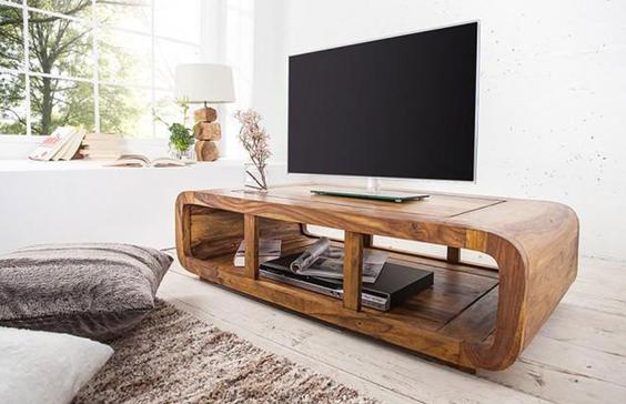 مدل میز تلویزیون چوبی مدرن|ایده ها
