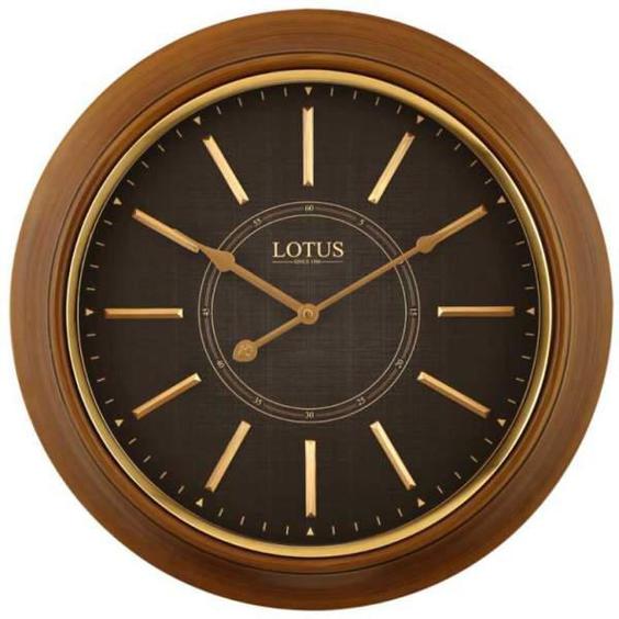 ساعت دیواری لوتوس مدل چوبی w-8036|دیجی‌کالا