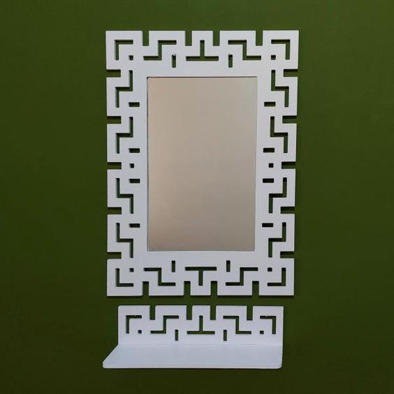 آینه خونه خاص مدل BVER به همراه شلف دیواری|دیجی‌کالا