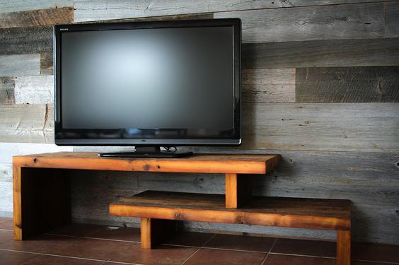 میز تلویزیون قدیمی ساده چوبی|ایده ها